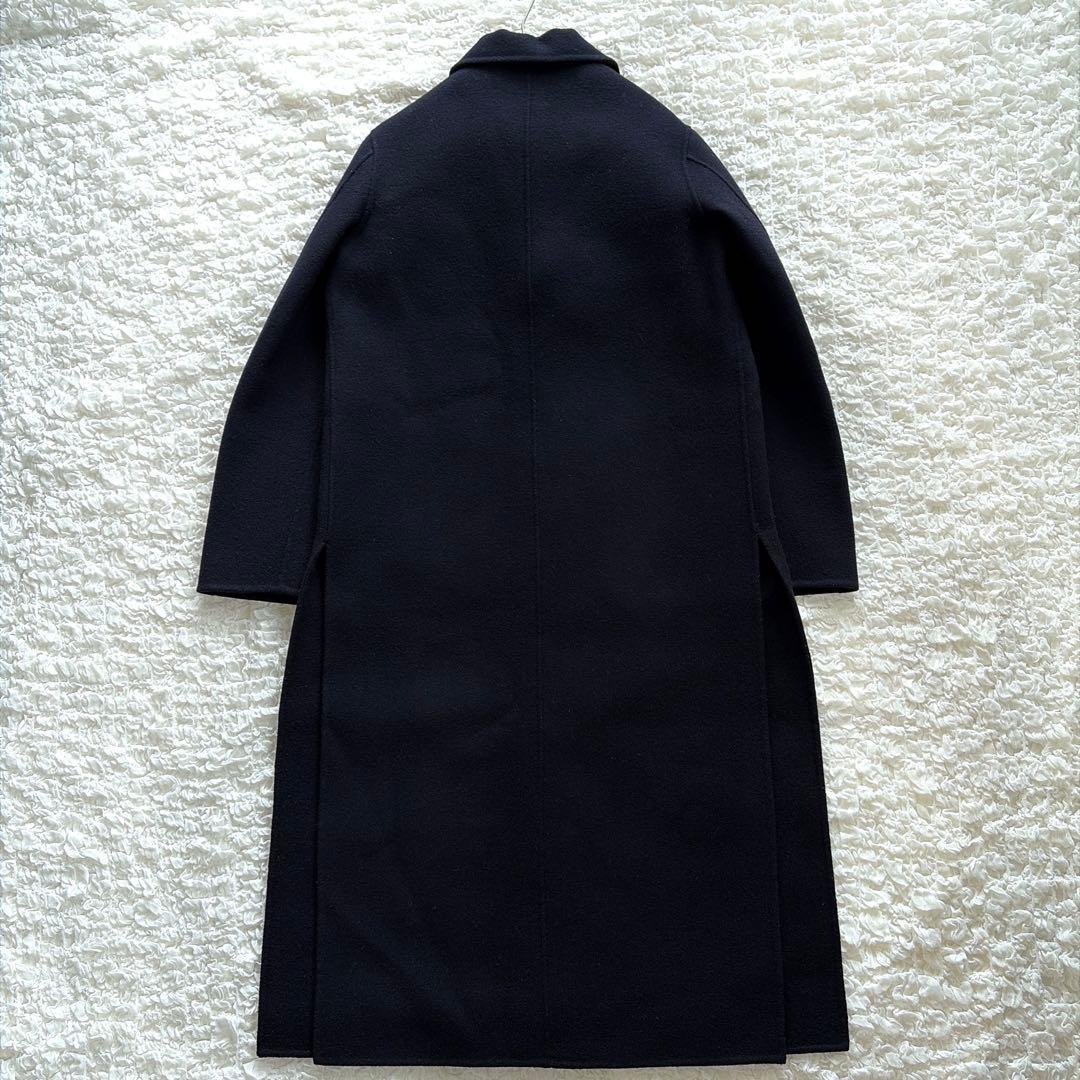 タグ付き✨ ザシンゾーン ダブルフェイス ウールチェスターコート ロング丈 紺