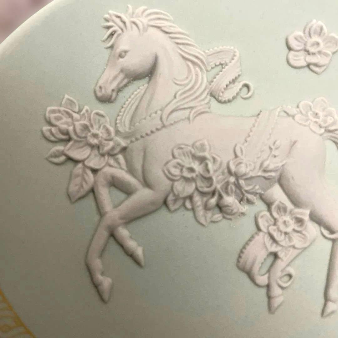 ウェッジウッド　干支トレイ馬　午