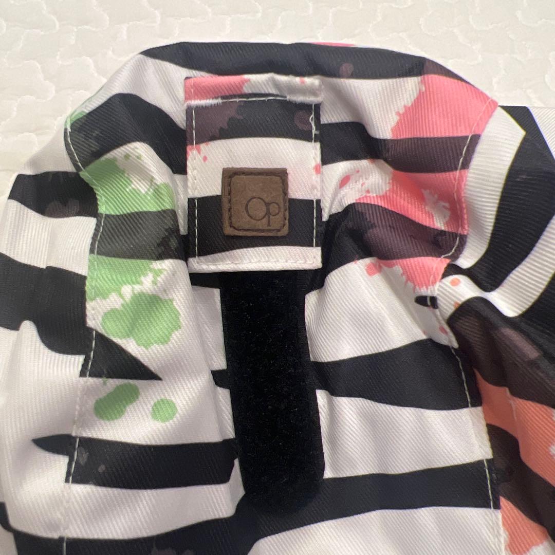 【美品】スノーウェア レディース ゼブラ柄ジャケット イエローパンツ 2点セット