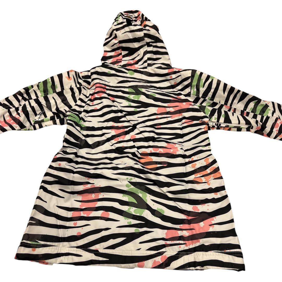 【美品】スノーウェア レディース ゼブラ柄ジャケット イエローパンツ 2点セット