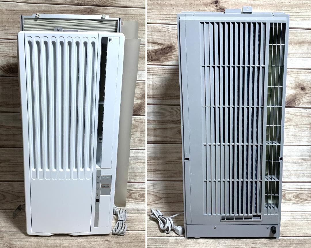 Haier 4～7畳 100V 窓用エアコン JA-16W 22年製 全清掃済♪