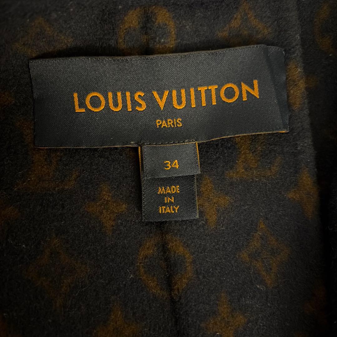 LOUIS VUITTON 34 モノグラム ロゴデザインコート