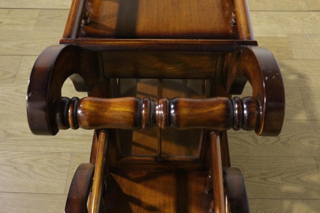 マホガニー家具★シンデレラワゴン★キッチンワゴン★良品★