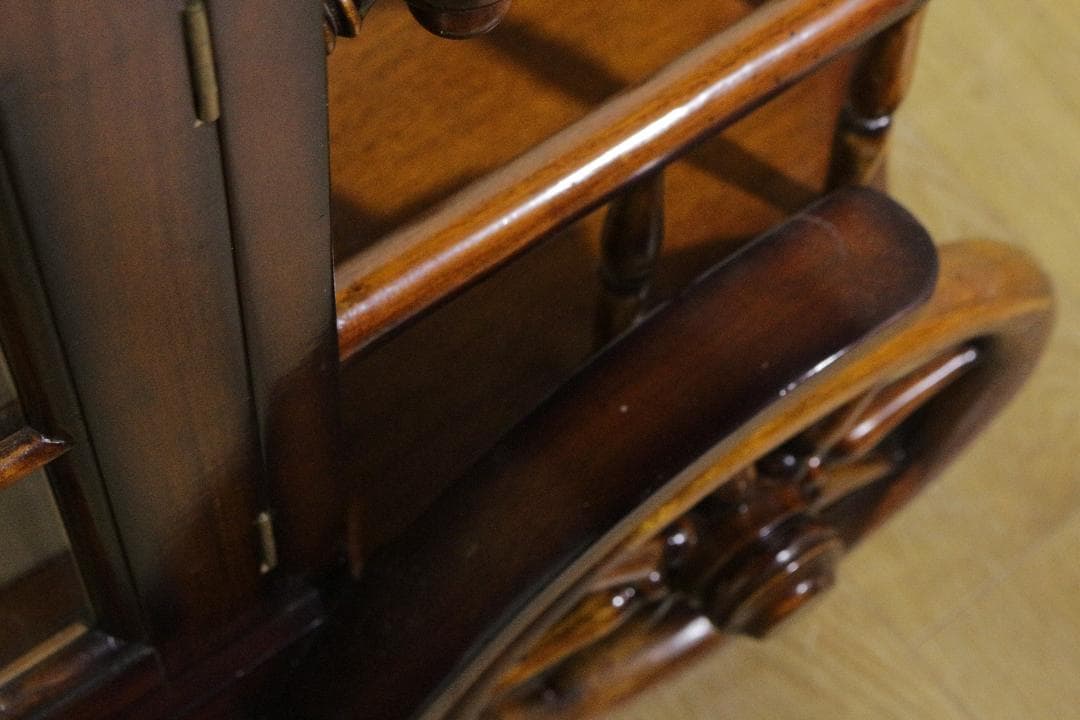 マホガニー家具★シンデレラワゴン★キッチンワゴン★良品★