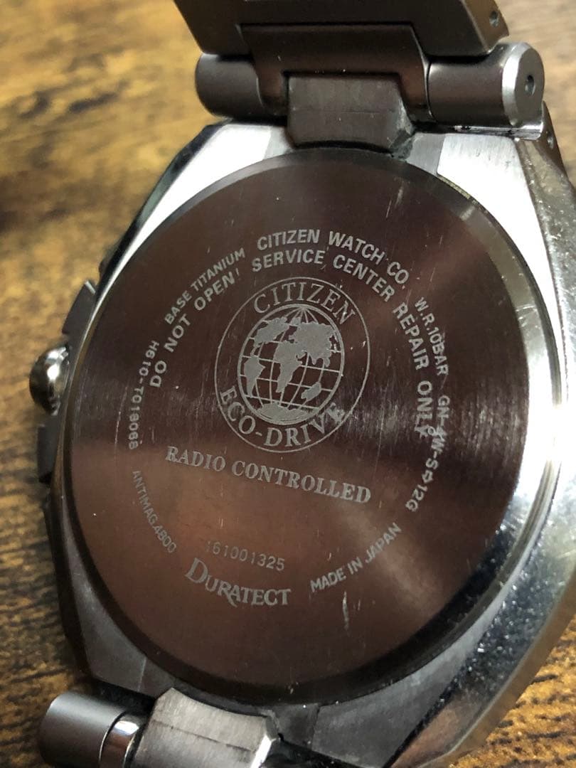 CITIZEN アテッサ クロノグラフ H610-T018068 エコドライブ