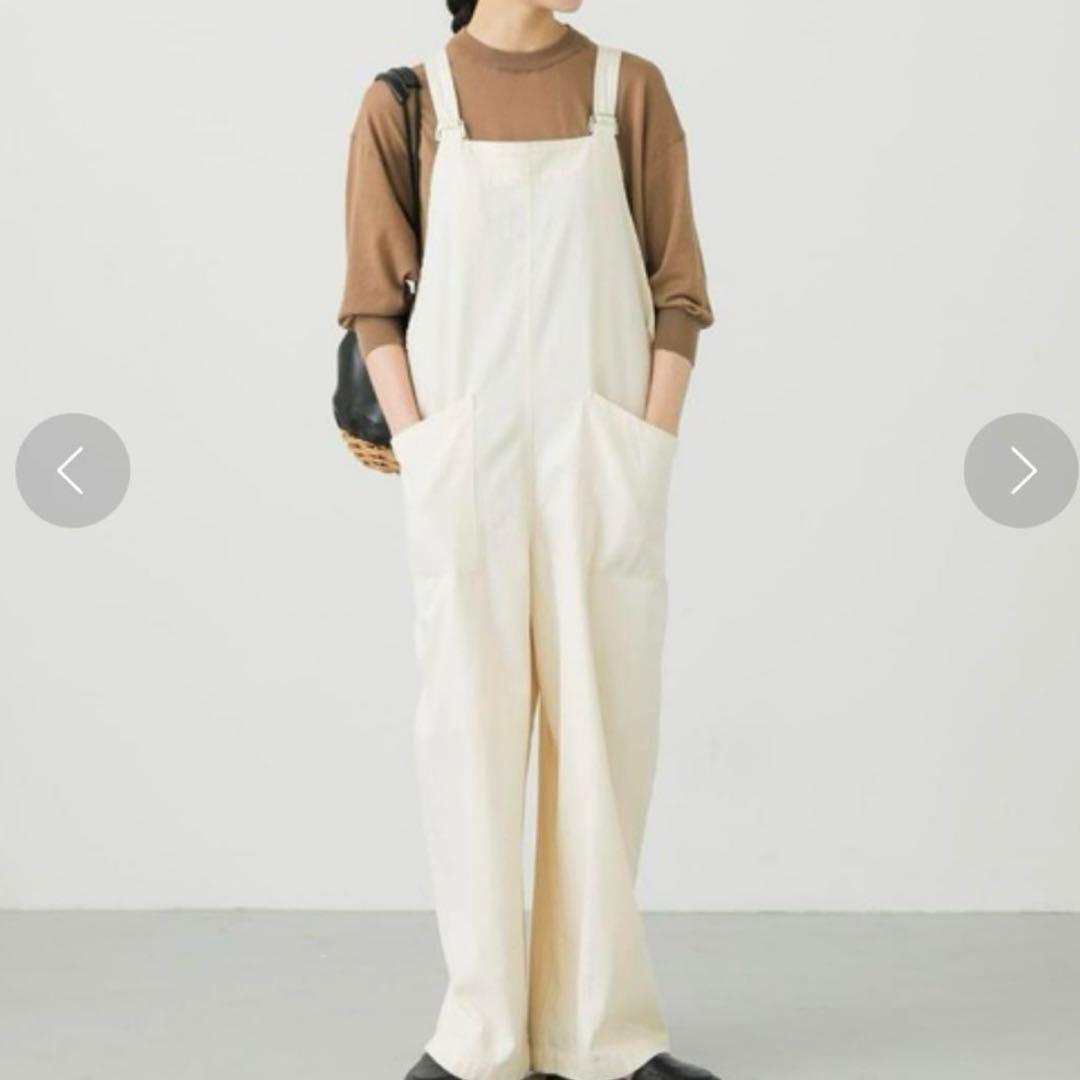 かぐれ デニムサロペット アイボリー