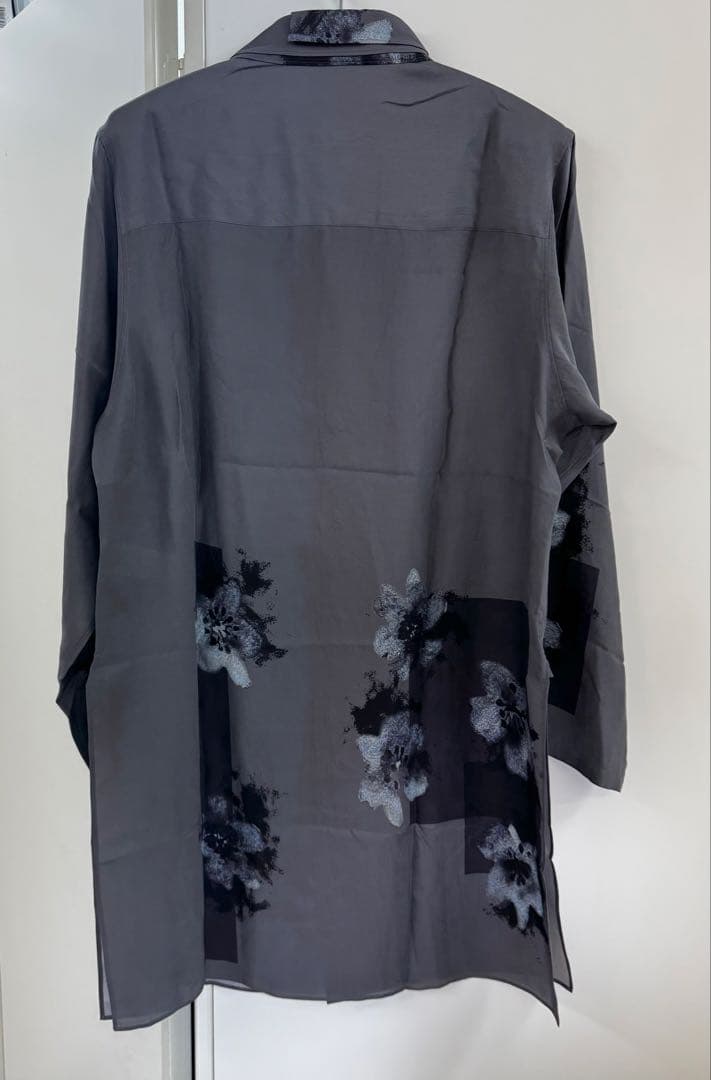 25ssヨウジヤマモト small flowers 3collar shirt