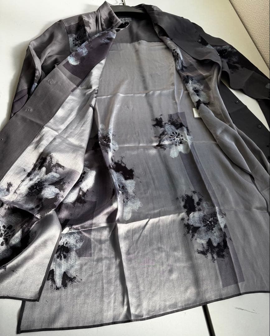 25ssヨウジヤマモト small flowers 3collar shirt