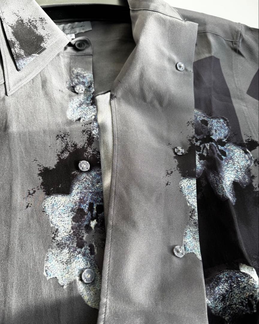 25ssヨウジヤマモト small flowers 3collar shirt