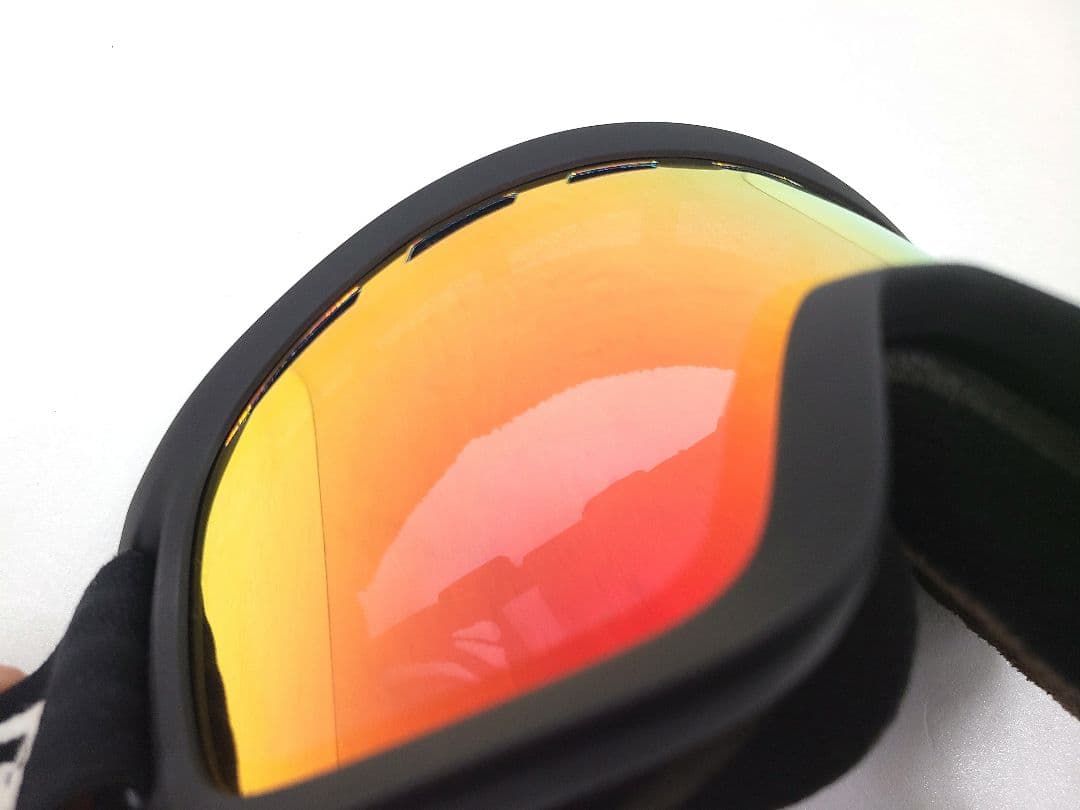 美品 DRAGON スノーボードスキーゴーグル ドラコン ミラーレンズ