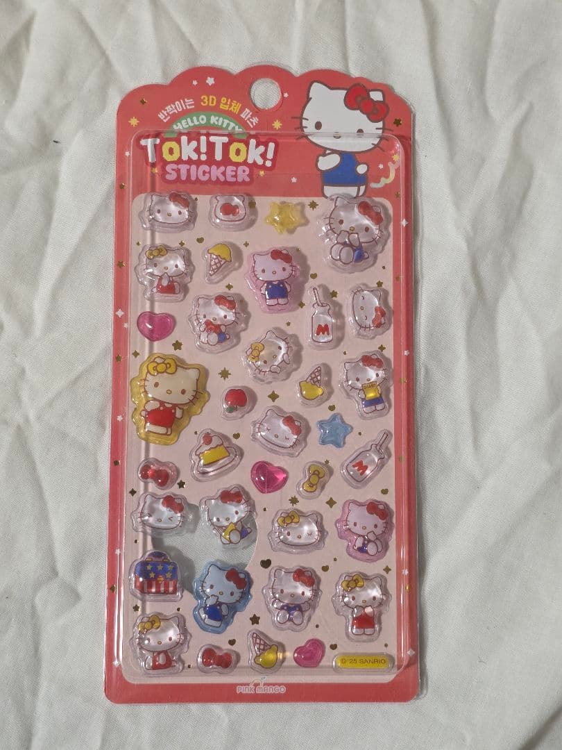 サンリオ ボンボンドロップシール 15枚入りボックスセット 5種×3枚