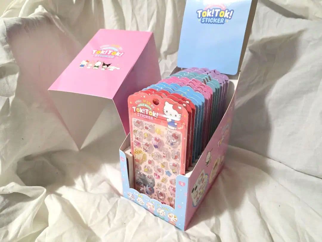 サンリオ ボンボンドロップシール 15枚入りボックスセット 5種×3枚