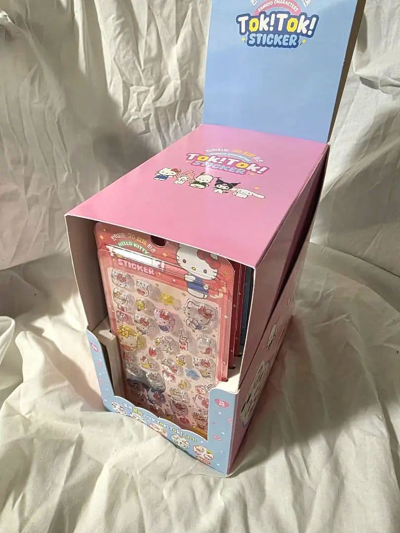 サンリオ ボンボンドロップシール 15枚入りボックスセット 5種×3枚