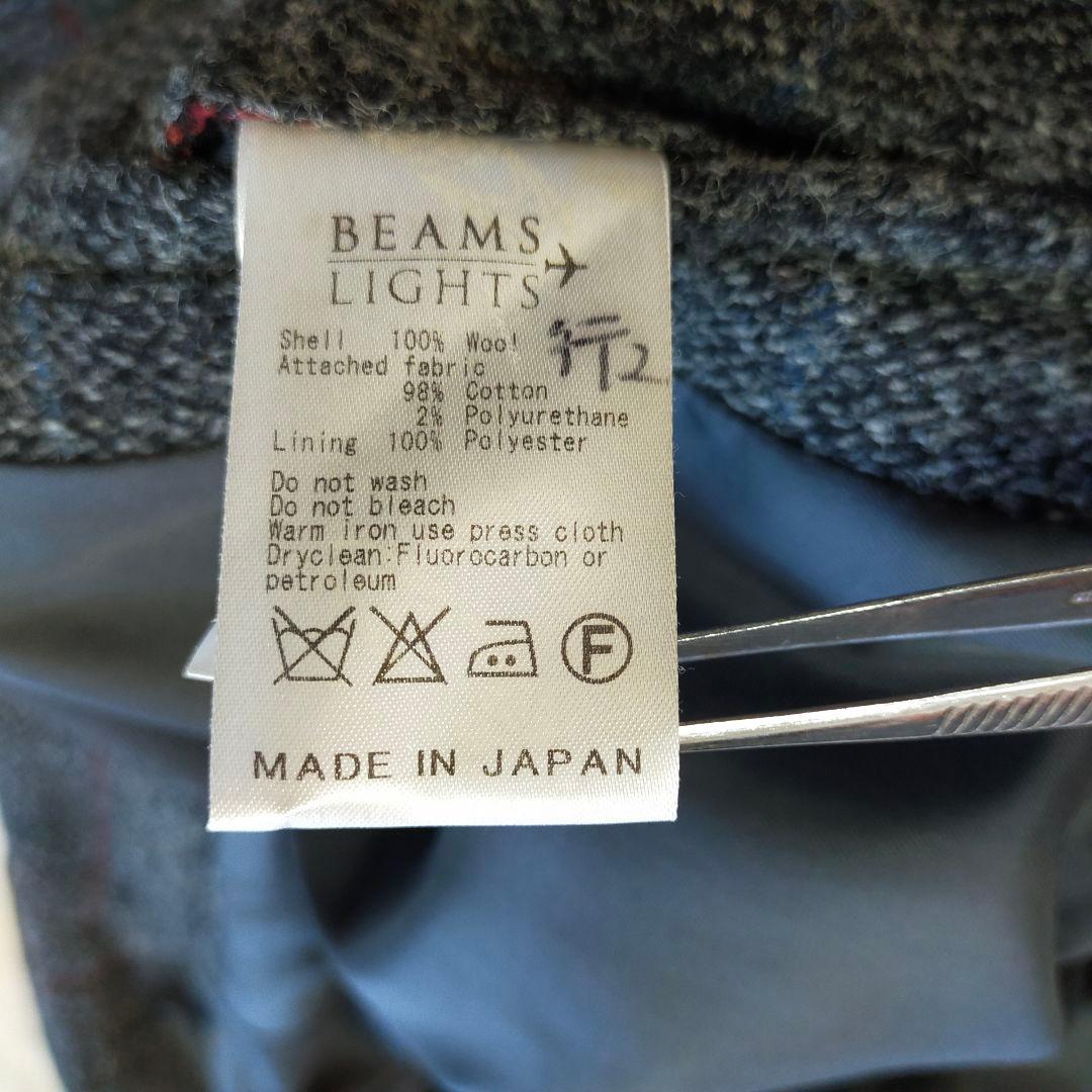 美品　BEAMS×HARRIS TWEED　チェスターコート　Мサイズ