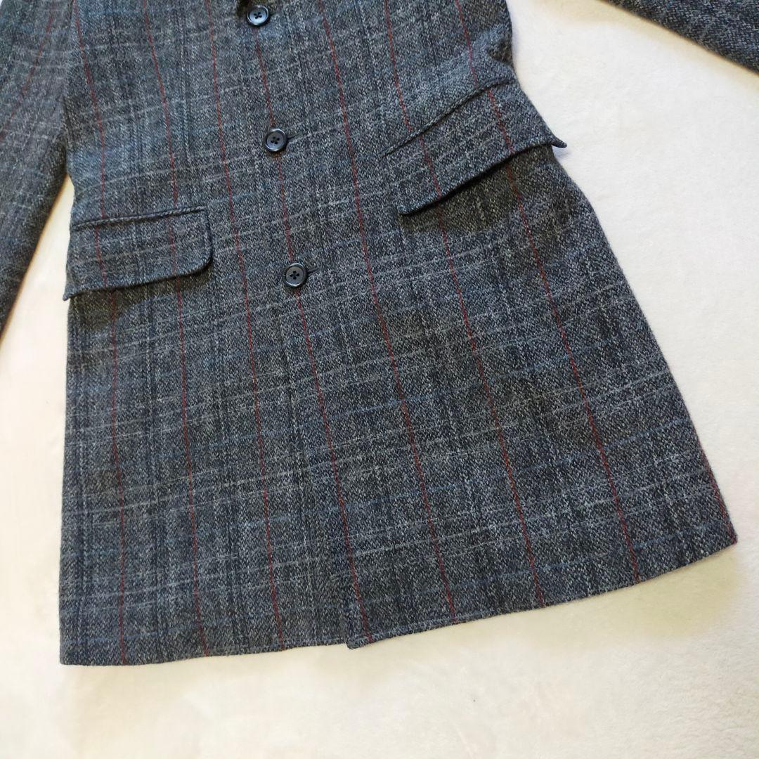 美品　BEAMS×HARRIS TWEED　チェスターコート　Мサイズ