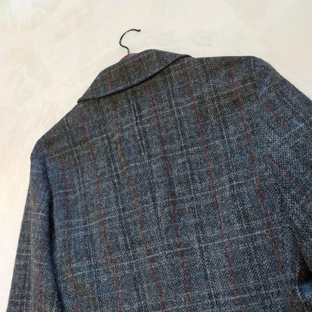 美品　BEAMS×HARRIS TWEED　チェスターコート　Мサイズ