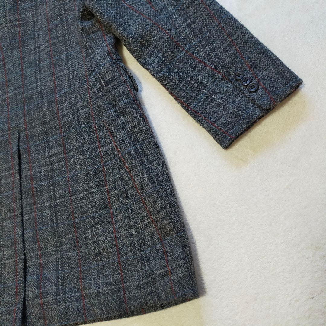 美品　BEAMS×HARRIS TWEED　チェスターコート　Мサイズ
