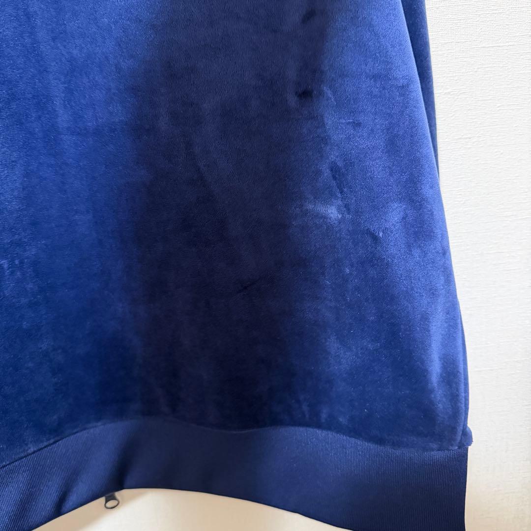＊adidas ベロアトラックジャケット　ネイビー　XS ベッケンバウワー