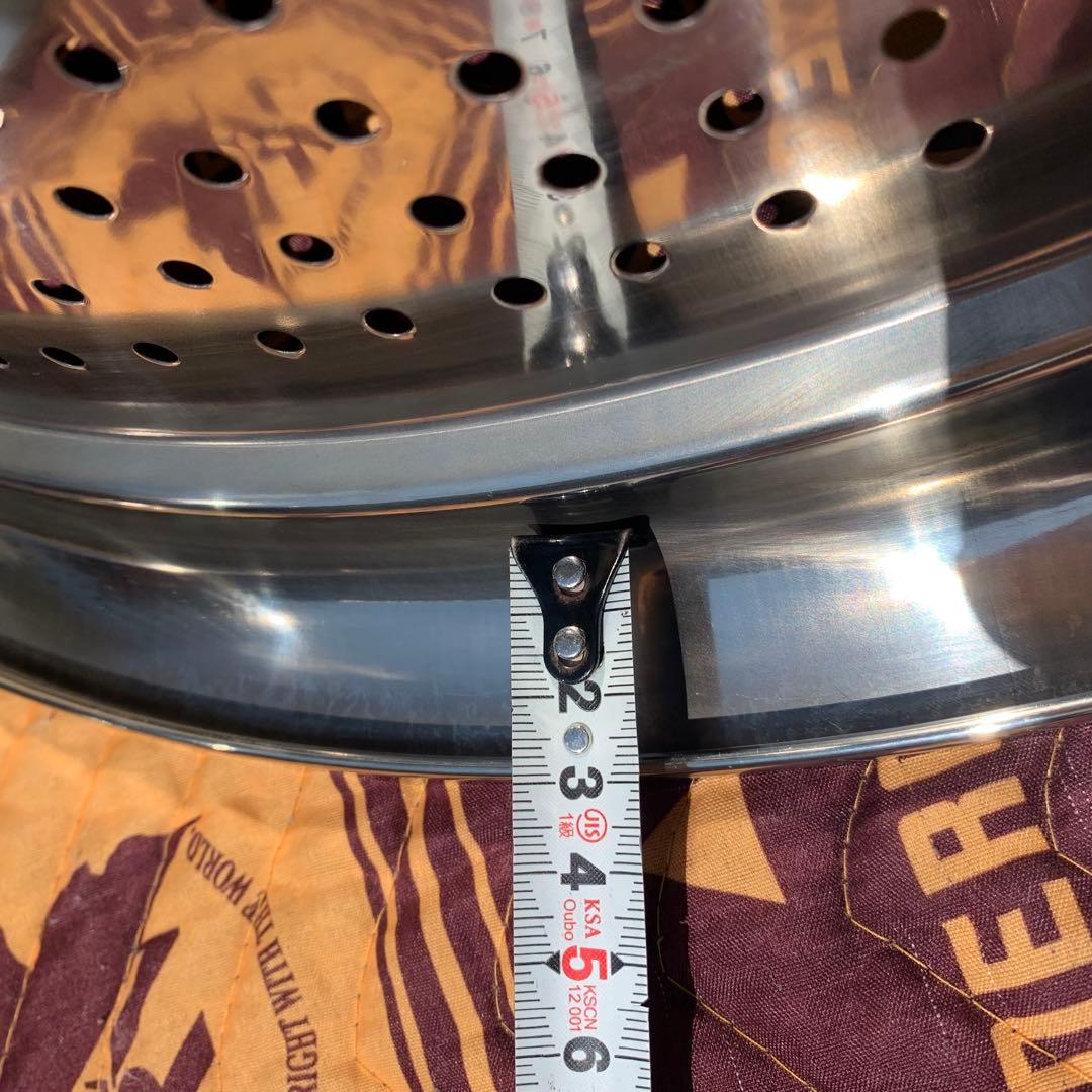 2個　68cm 大型　ステンレス 穴あき　パンチ　水切り　野菜洗い　ざる