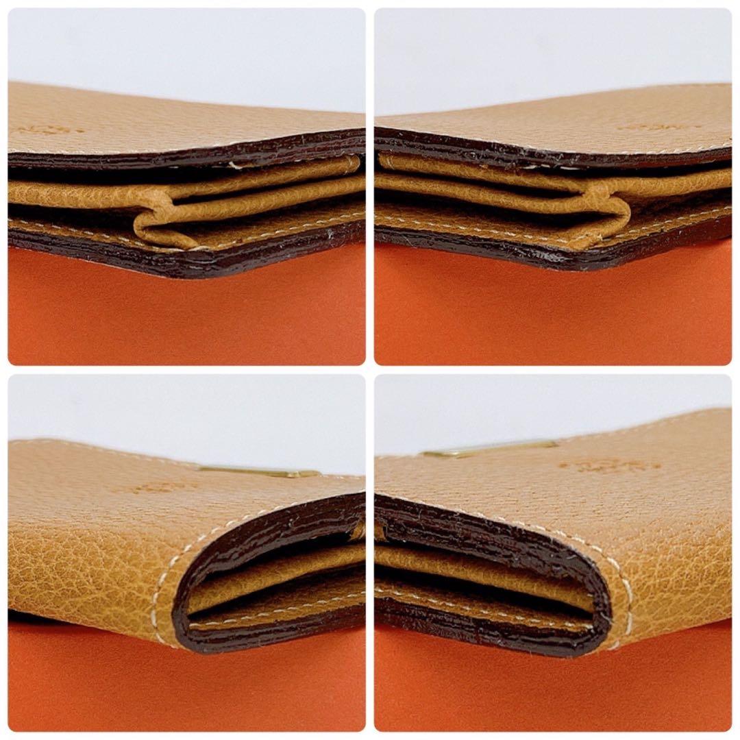未使用保管品✨ ロエベ ヴィンテージ ケース アナグラム ブラウン レザー