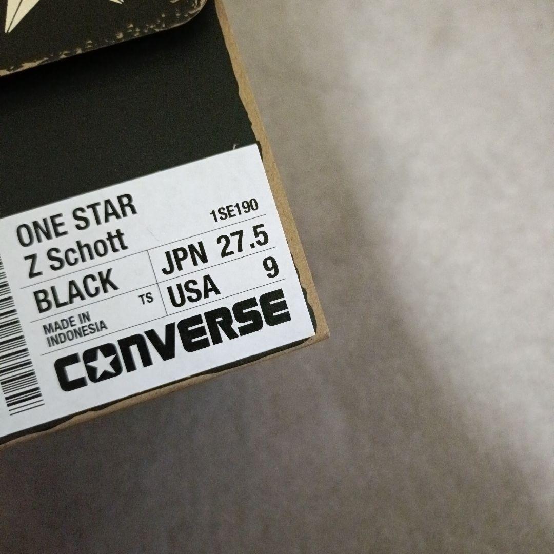 未使用 CONVERSE ONE STAR ×ｓｃｈｏｔｔ 27.5