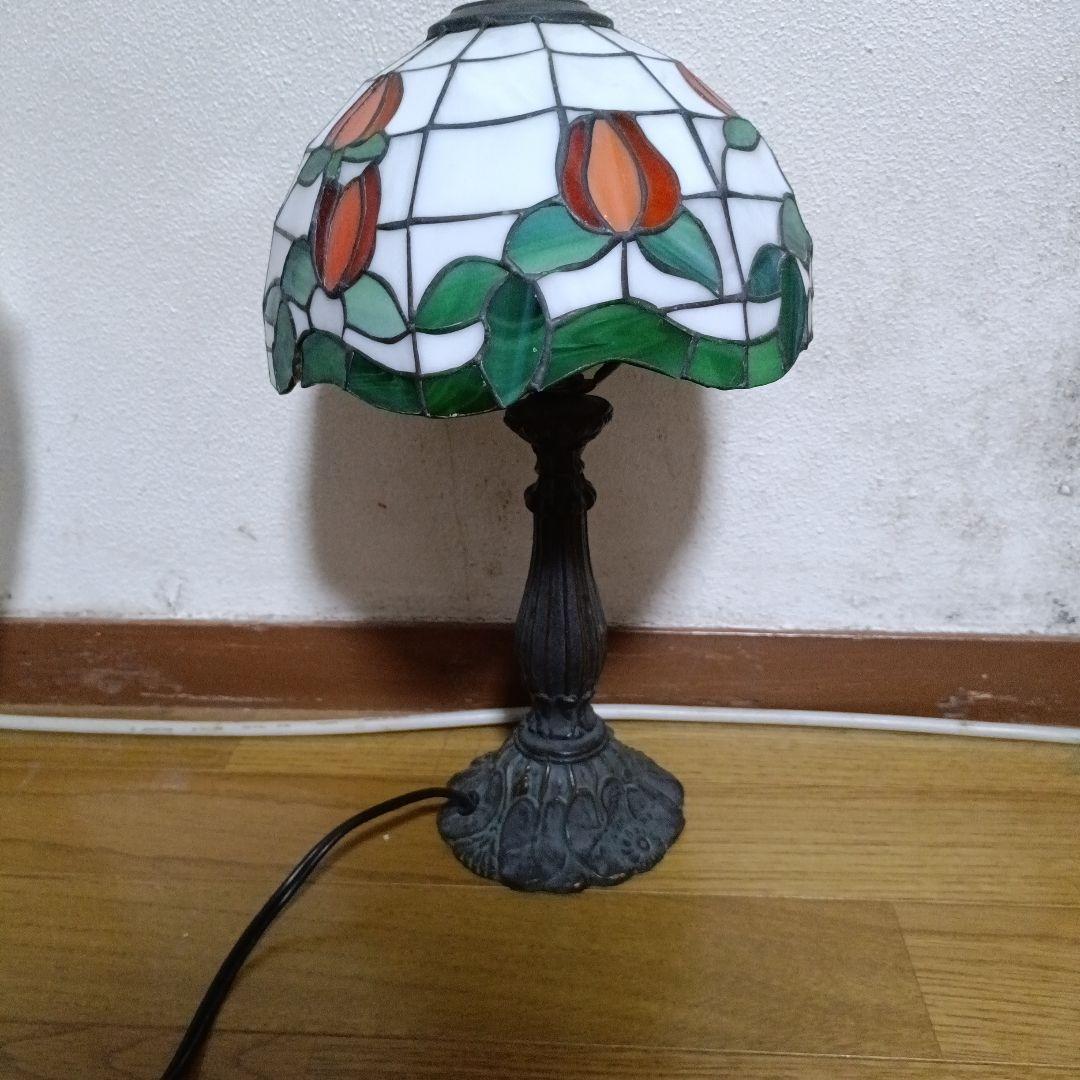 ステンドグラス ランプ チューリップ柄 テーブルランプ フロアランプ ビンテージ