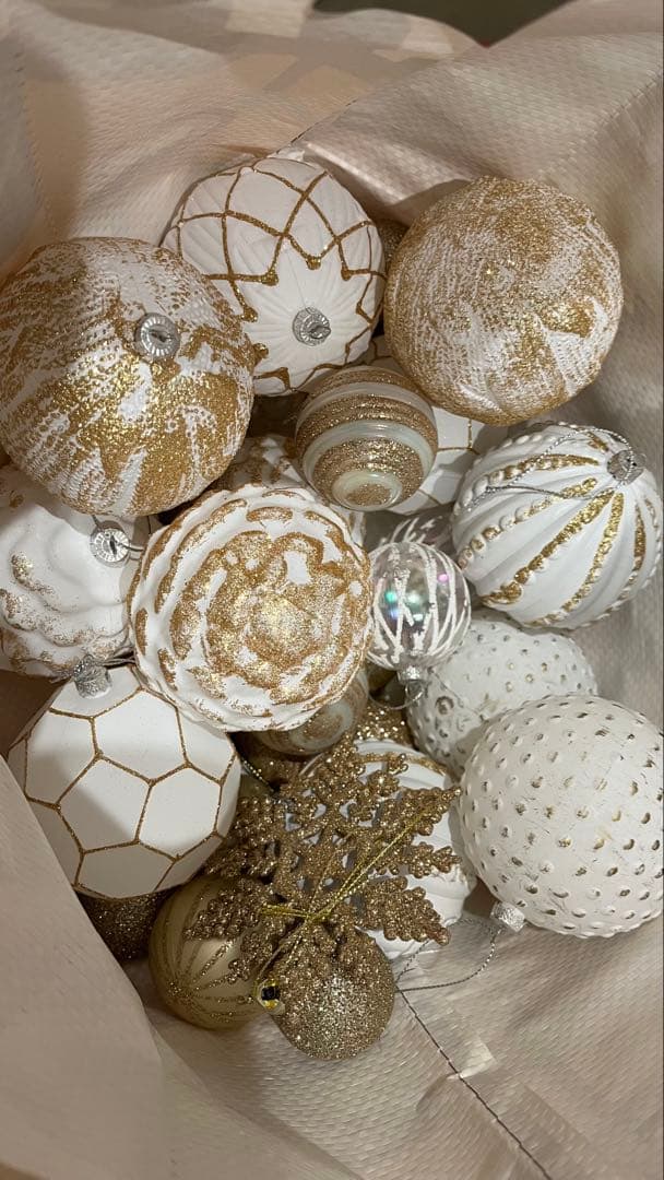 リュクス　Luxe クリスマスツリー　150センチ　オーナメント、収納袋付き