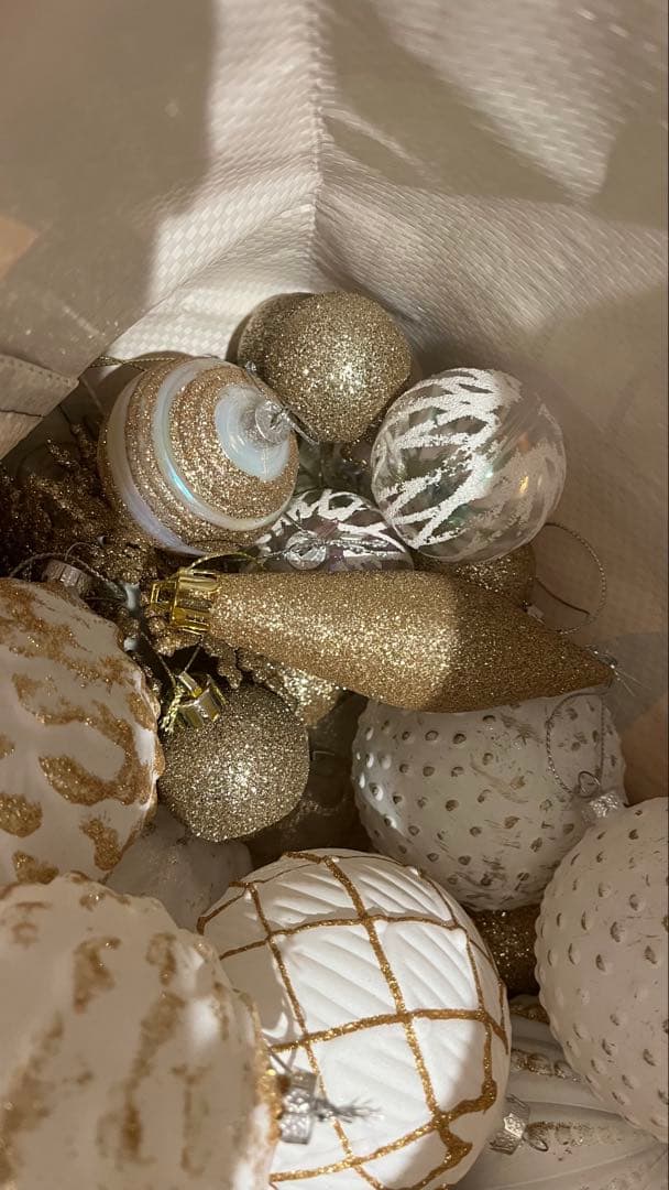 リュクス　Luxe クリスマスツリー　150センチ　オーナメント、収納袋付き