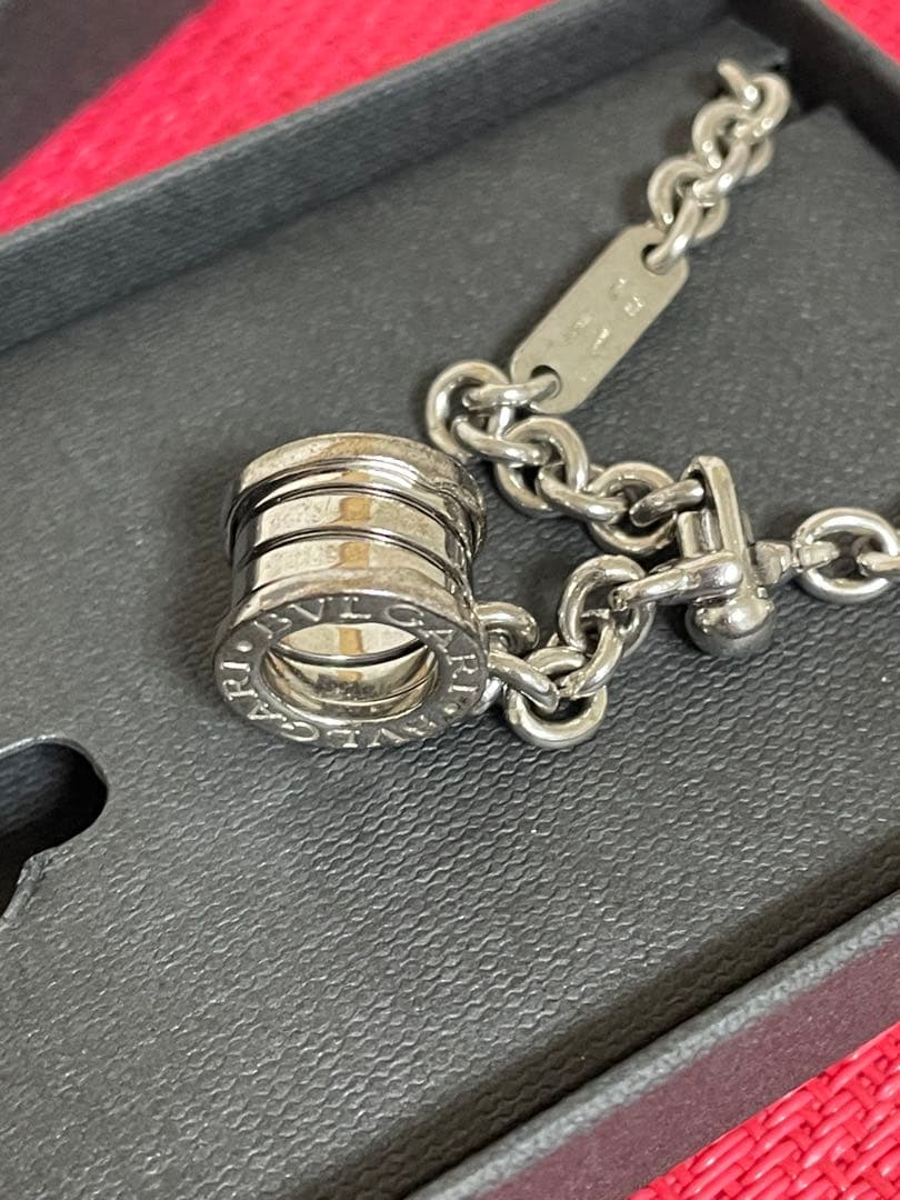 BVLGARI ビーゼロワン　キーチェーン　チャーム シルバー925