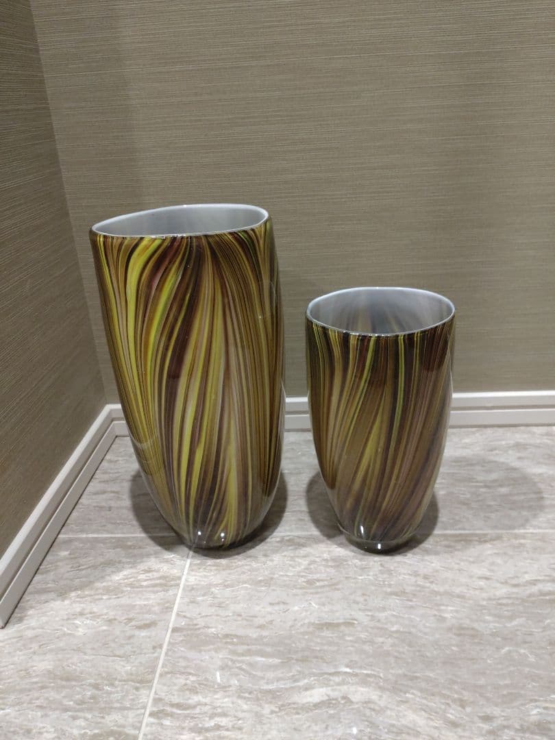 展示品 インテリア オシャレ 飾り 花瓶 置き物　2セット