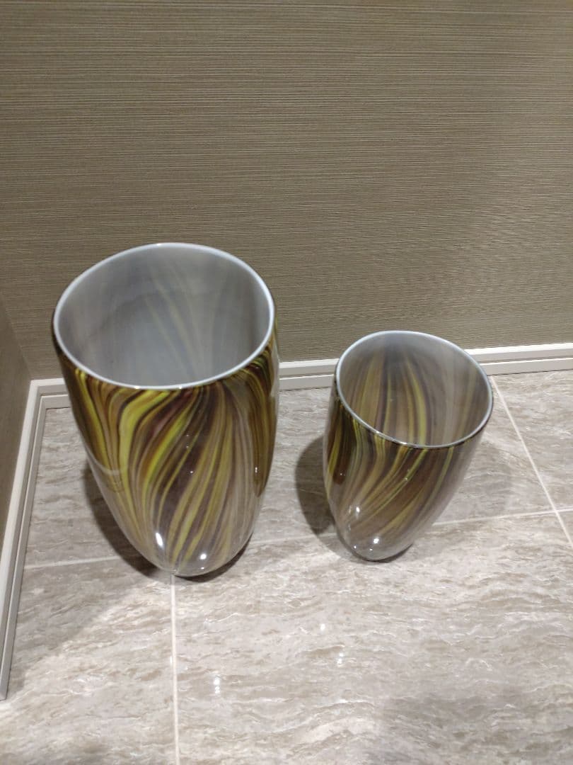 展示品 インテリア オシャレ 飾り 花瓶 置き物　2セット
