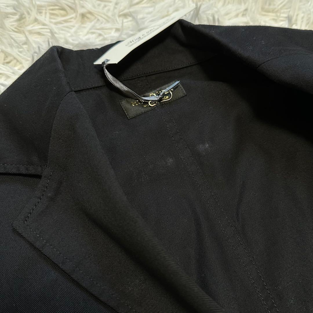 ✨未使用タグ付き✨ HUG Ō WäR コットンツイルショップコート ブラック