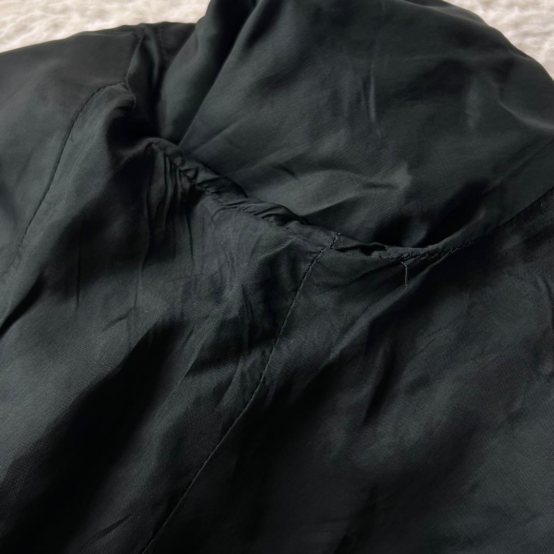 【美品】ジョルジオアルマーニ パンツセットアップ ウール 黒 40 イタリア製