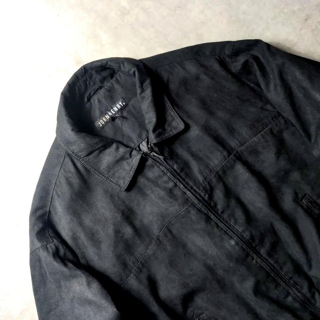 00s JOHNHENRY ピーチスキン 短丈 ドローコード ブルゾン