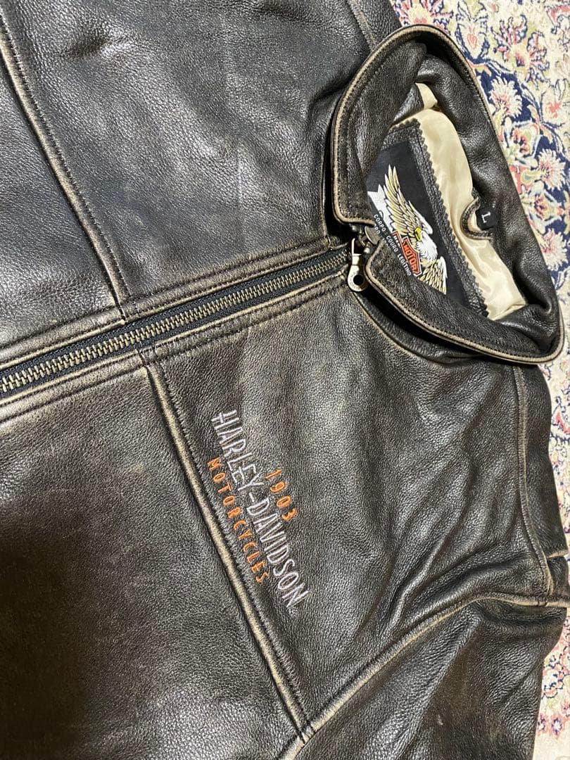 新品未使用Harley-Davidsonレザージャケット 訳あり在庫処分品！