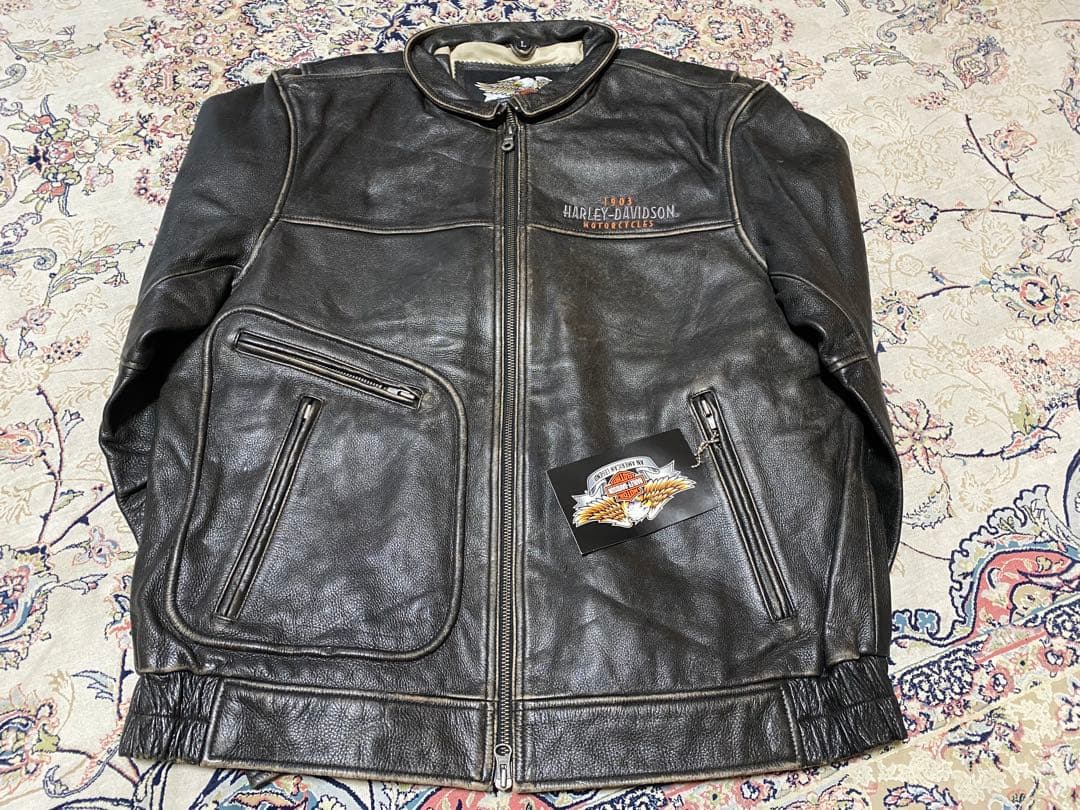 新品未使用Harley-Davidsonレザージャケット 訳あり在庫処分品！