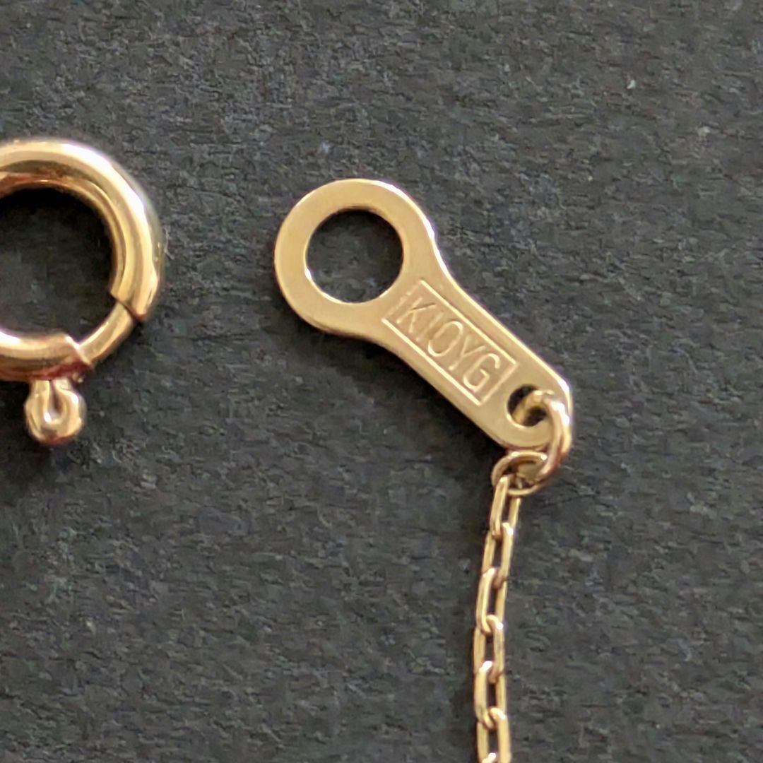 K10ゴールド カーブデザインブレスレット