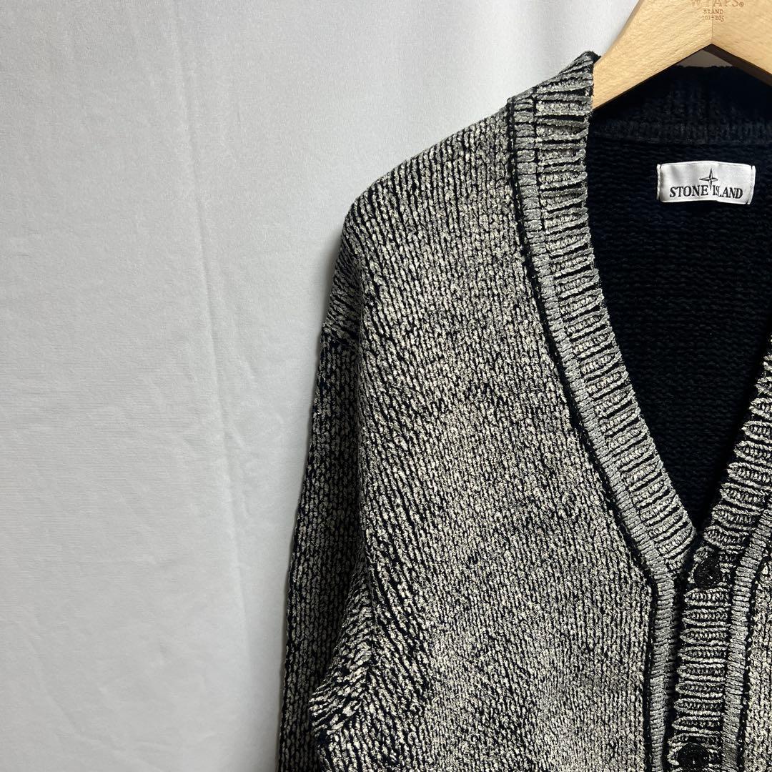 STONE  ストーンアイランド コットンシェニール カーディガン