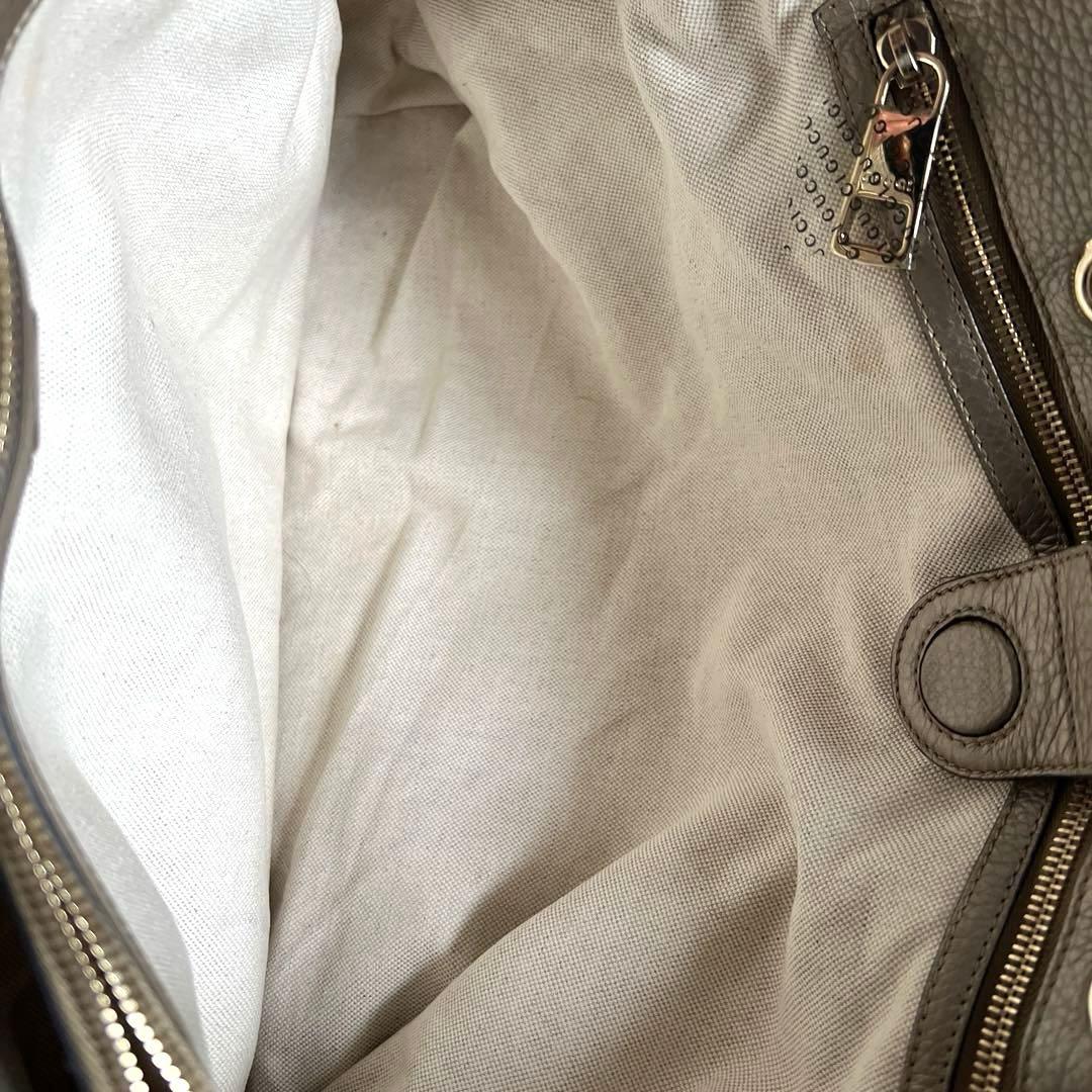 GUCCI グッチ バンブーショッパーラージトート トートバッグ レザー