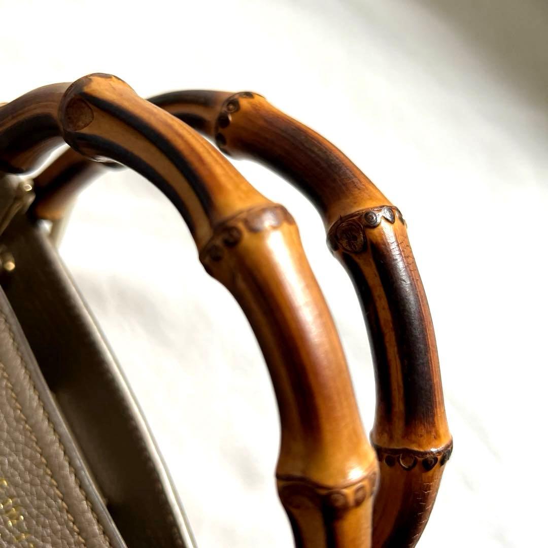 GUCCI グッチ バンブーショッパーラージトート トートバッグ レザー