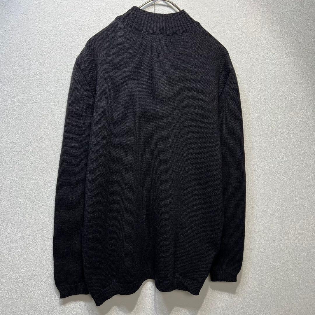 希少 美品 MIU MIU ウール モックネック デザイン 長袖 ニット 40