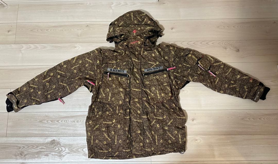 極道神風蹴スノーボードウエア影道