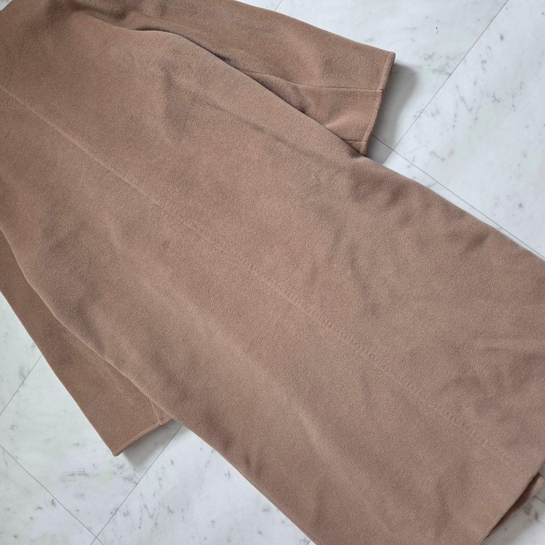 MaxMara ベージュ ダブルブレスト アイコンロングコート　カシミヤ　白タグ