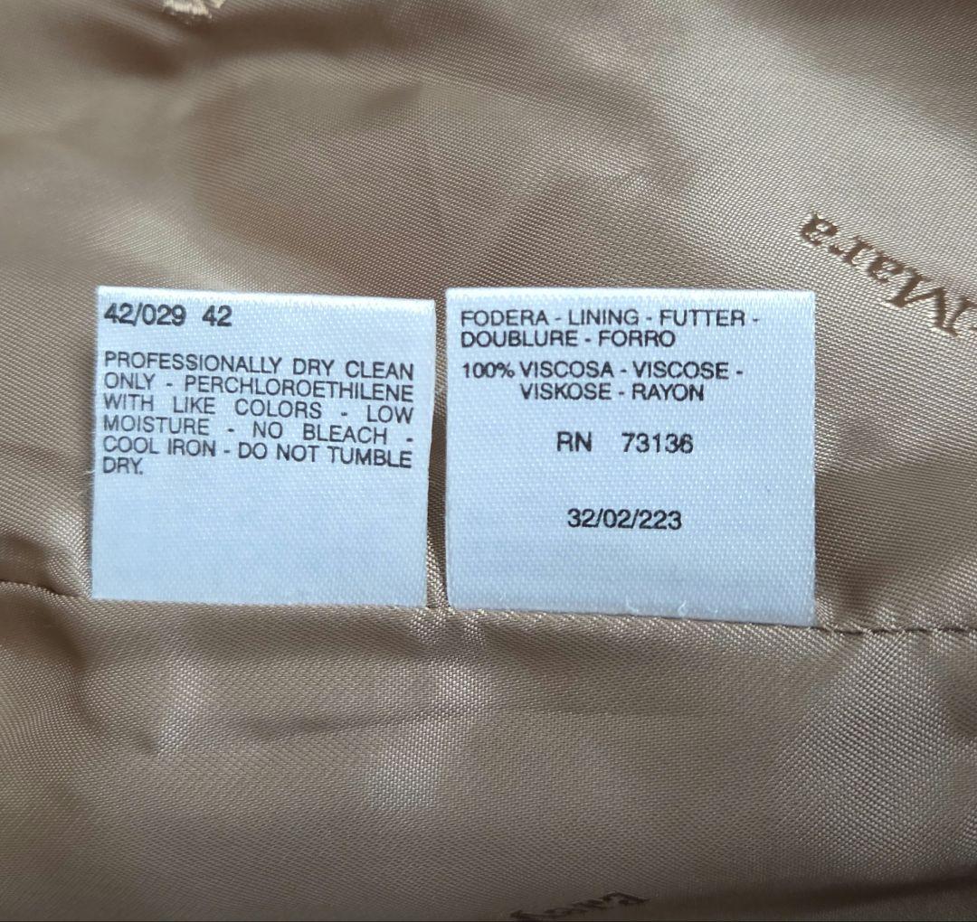 MaxMara ベージュ ダブルブレスト アイコンロングコート　カシミヤ　白タグ