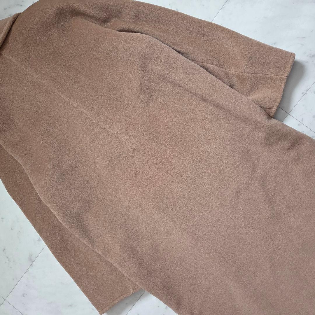 MaxMara ベージュ ダブルブレスト アイコンロングコート　カシミヤ　白タグ