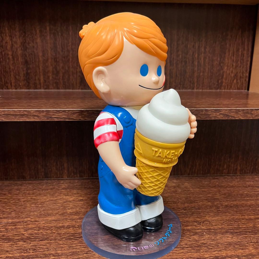 【非売品】日世ソフトクリーム人形 ソフトクリーム坊や ニックン ソフビ人形