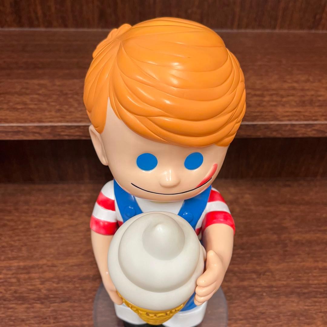 【非売品】日世ソフトクリーム人形 ソフトクリーム坊や ニックン ソフビ人形