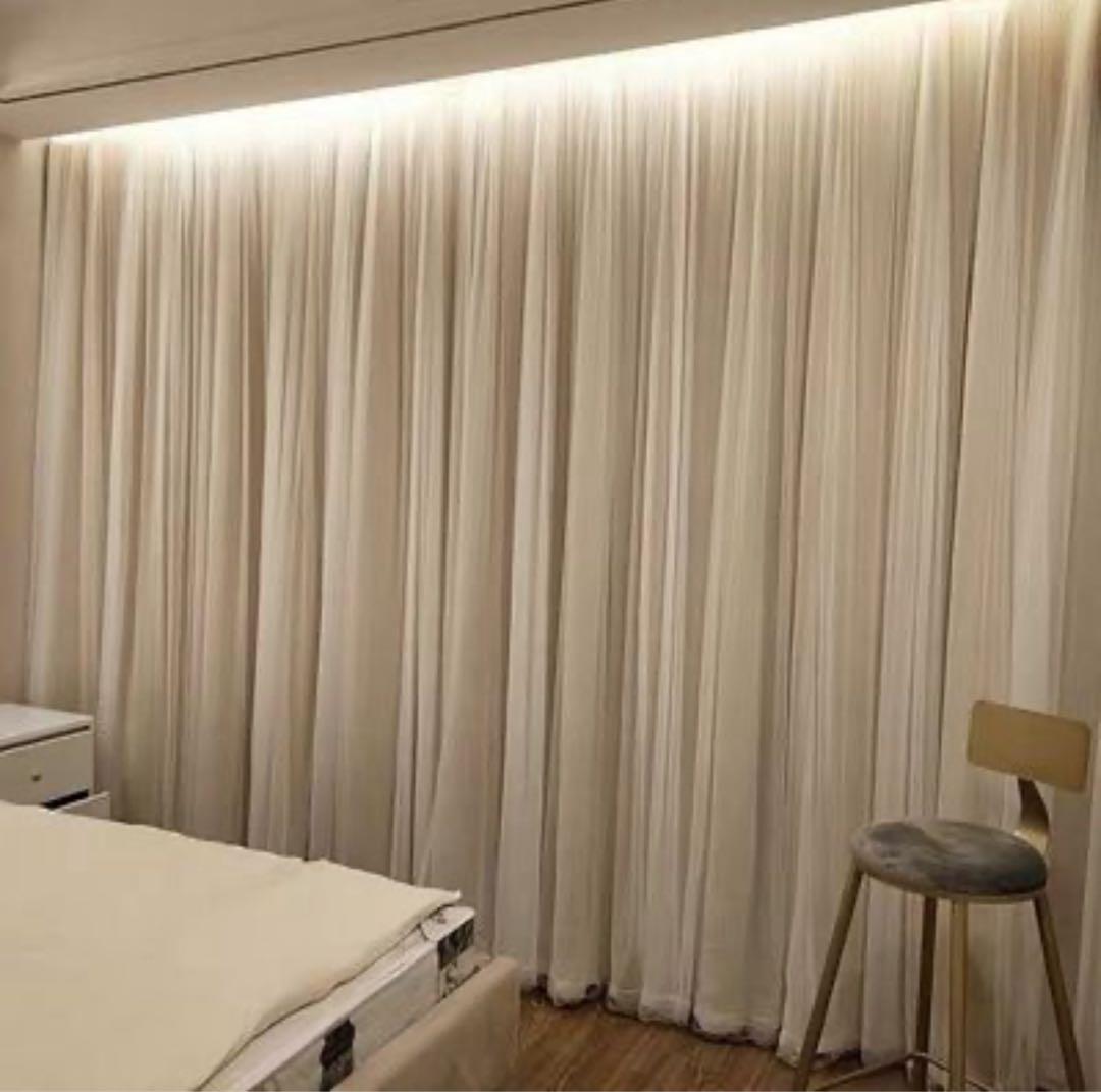 【未開封】遮光1級 2重カーテン ベージュ 110×213cm ×3セット