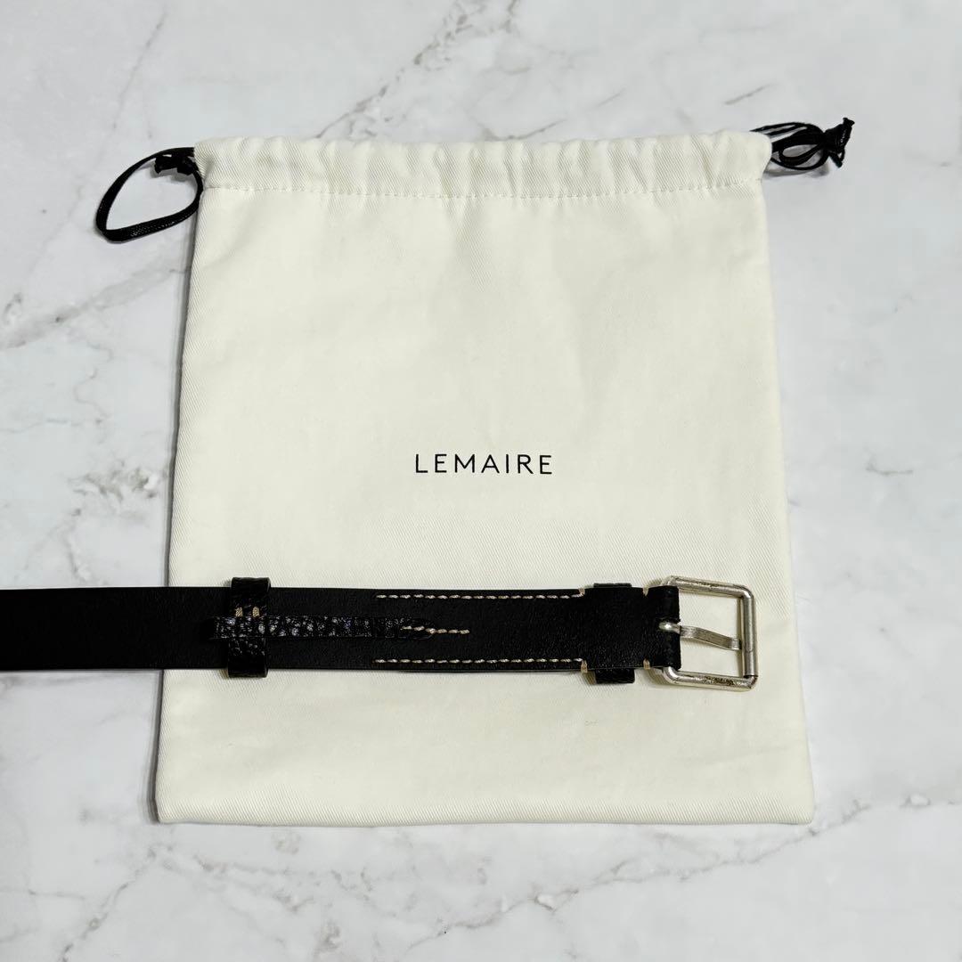 そ*ら様 LEMAIRE Rever sed belt 30mm サイズ:80