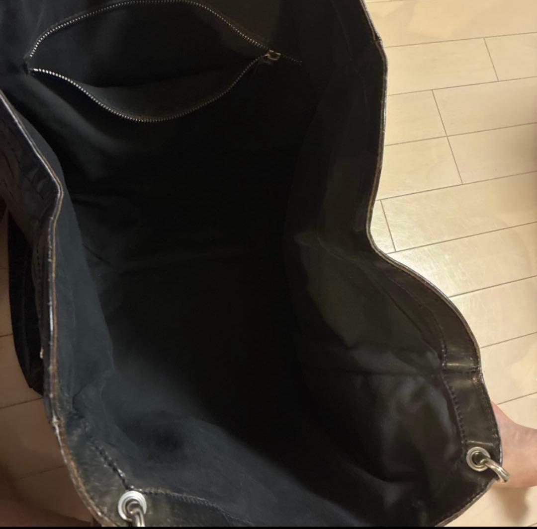 ダニエルアンドボブ 2way クロドーロ クロコ型押 トート A4可